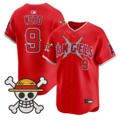 Zach Neto Jersey #9 Los Angeles Angels One Piece Premier Stitched by My Store