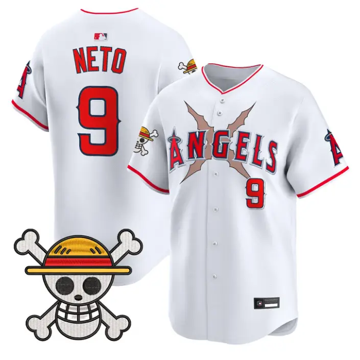 Zach Neto Jersey #9 Los Angeles Angels One Piece Premier Stitched by My Store
