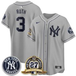New York Yankees 2026 Black Out Style Vapor Limited Jersey - All Stitched by New York Yankees