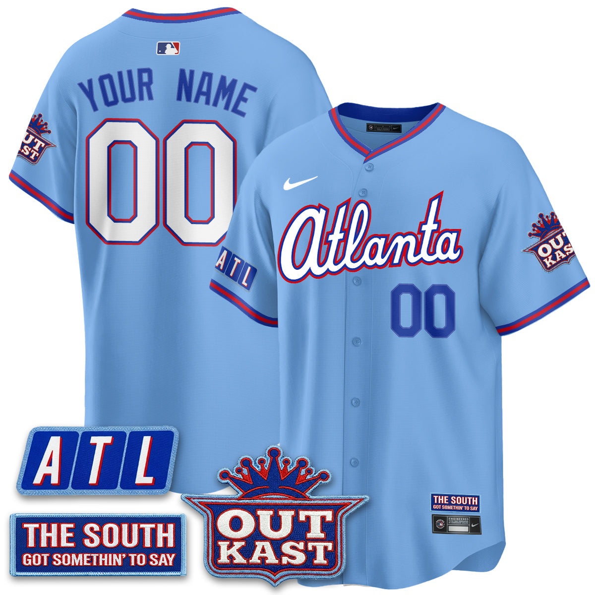 Atlanta Braves 2026 City Connect Vapor Limited Custom Jersey - All Stitched V3 by Atlanta Braves