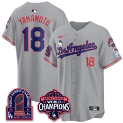LAD x Hello Kitty Night 2026 Vapor Jersey - All Stitched - V2 by Los Angeles Dodgers