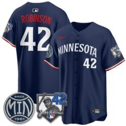 Minnesota Twins 2026 Jackie Robinson Day Vapor Limited Jersey - All Stitched by Minnesota Twins