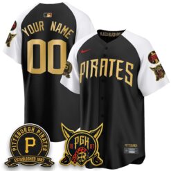 Pittsburgh Pirates Vapor Limited Custom Jersey - Cobra & Est 1887 Patch - All Stitched by Pittsburgh Pirates