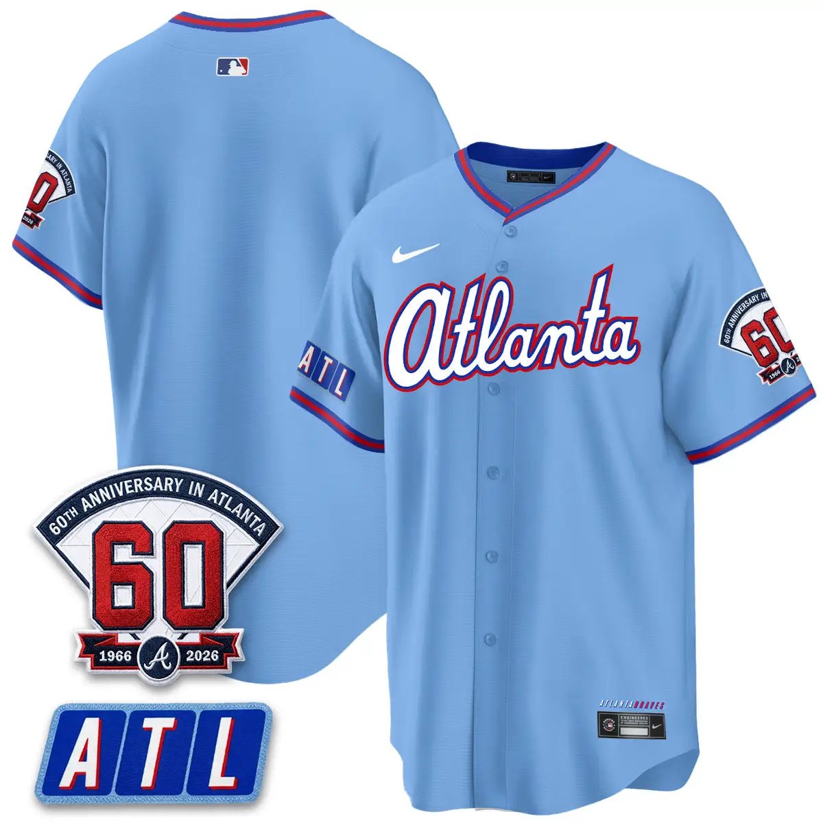 Atlanta Braves 2026 City Connect Vapor Limited Jersey - All Stitched V3 by Atlanta Braves