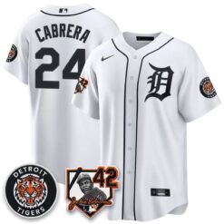 Detroit Tigers 2026 Jackie Robinson Day Vapor Limited Jersey - All Stitched by Detroit Tigers