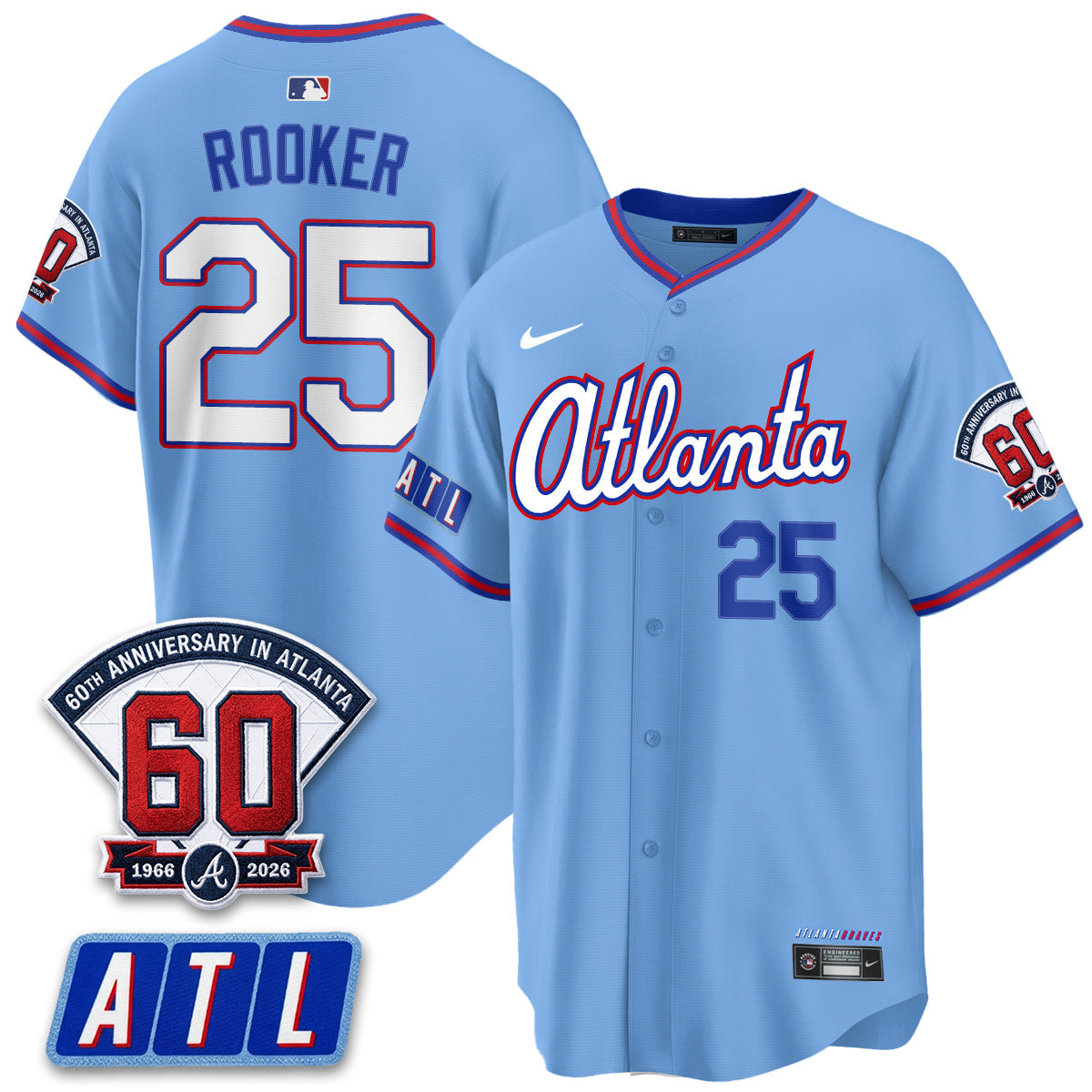 Atlanta Braves 2026 City Connect Vapor Limited Jersey - All Stitched V3 by Atlanta Braves
