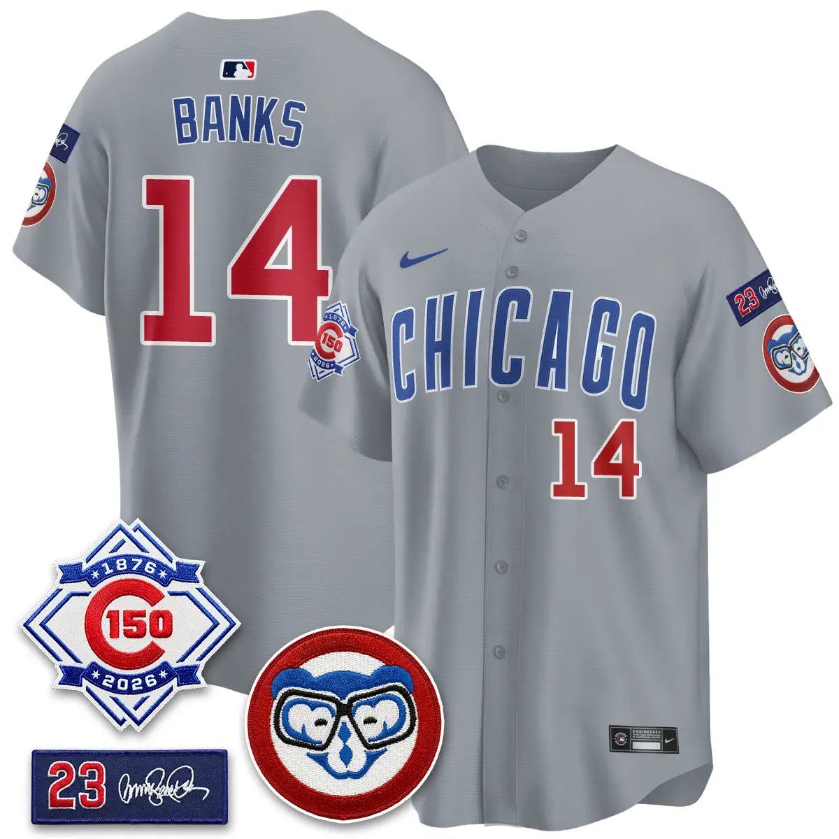 CHC 150th Anniversary Holy Cow Vapor Premier Royal Limited Jersey - All Stitched by Chicago Cubs