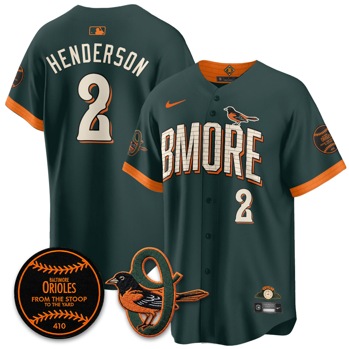 Baltimore Orioles 2026 City Connect Vapor Premier Limited Jersey - All Stitched - V3 by Baltimore Orioles