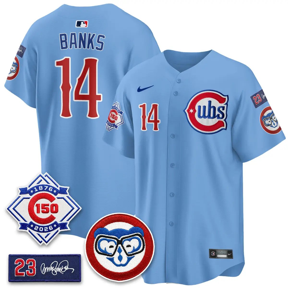 CHC 150th Anniversary Holy Cow Vapor Premier Royal Limited Jersey - All Stitched by Chicago Cubs