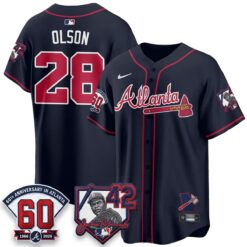 ATL 2026 Jackie Robinson Day Vapor Limited Jersey - All Stitched by Atlanta Braves