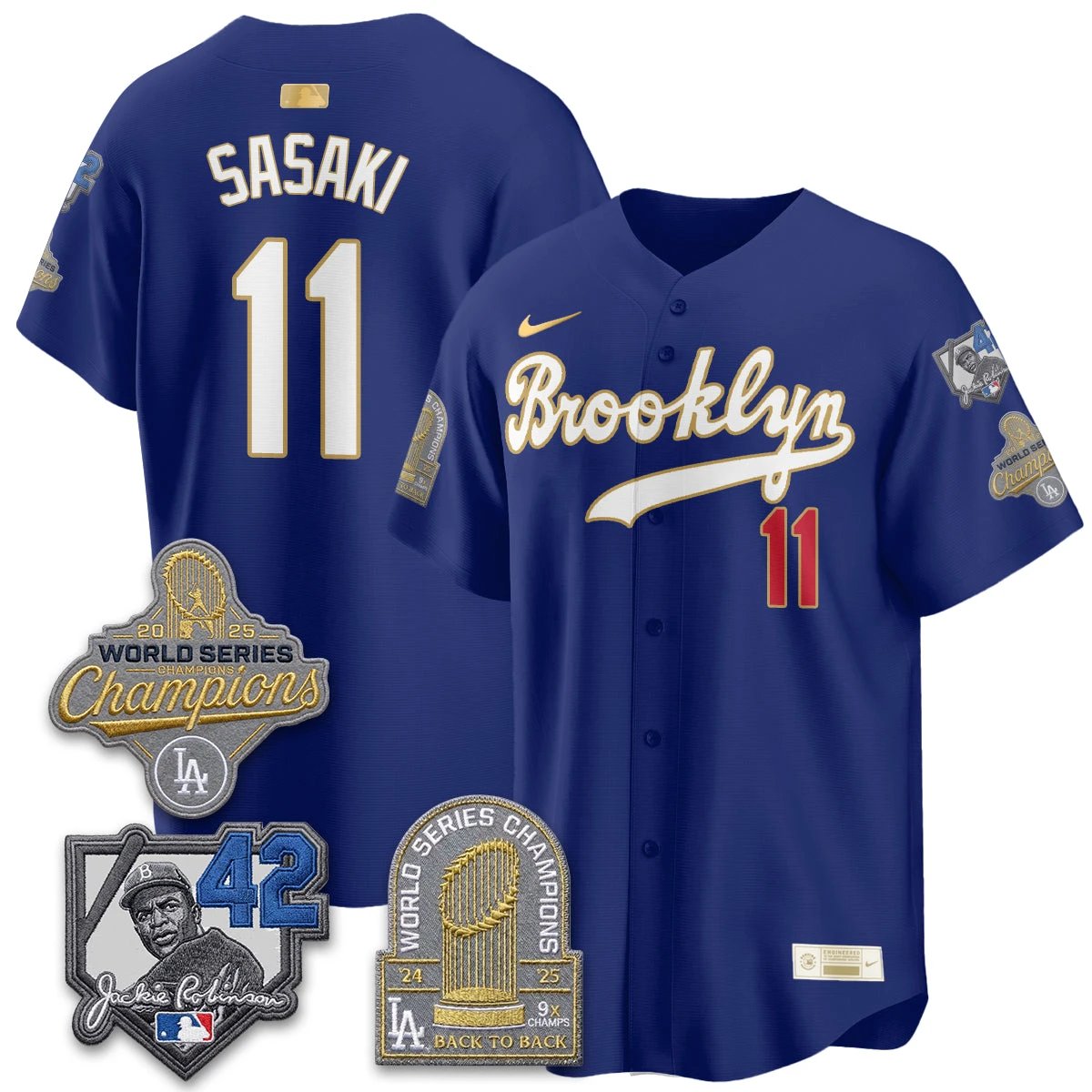 LAD 2026 Brooklyn Jackie Robinson Limited Jersey - All Stitched by Los Angeles Dodgers