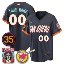 SD 2026 City Connect Vapor Limited Custom Jersey - All Stitched V3 by San Diego Padres