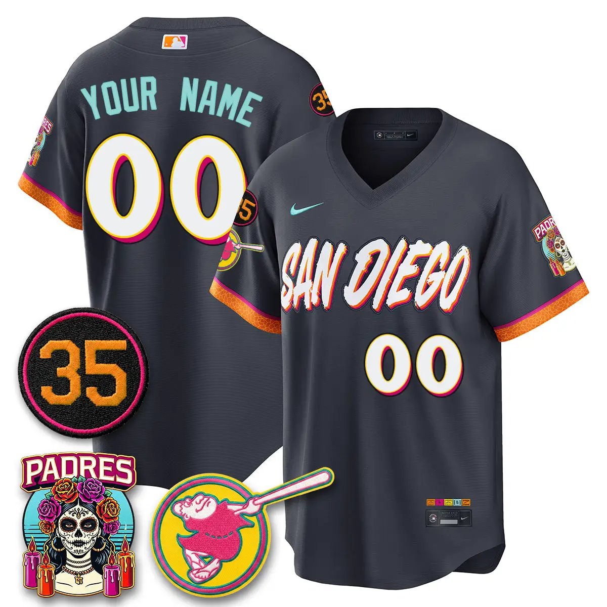 SD 2026 City Connect Vapor Limited Custom Jersey - All Stitched V3 by San Diego Padres