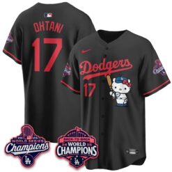LAD x Hello Kitty Night 2026 Vapor Jersey - All Stitched by Los Angeles Dodgers
