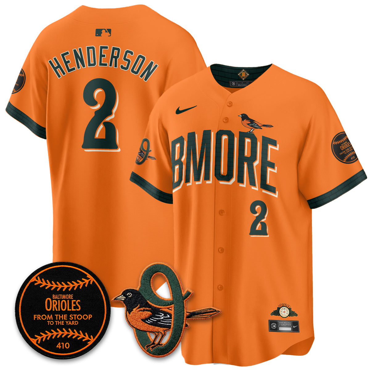 Baltimore Orioles 2026 City Connect Vapor Premier Limited Jersey - All Stitched - V3 by Baltimore Orioles