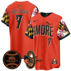 BAL x Maryland State Flag 2026 Vapor Jersey - All Stitched by Baltimore Orioles