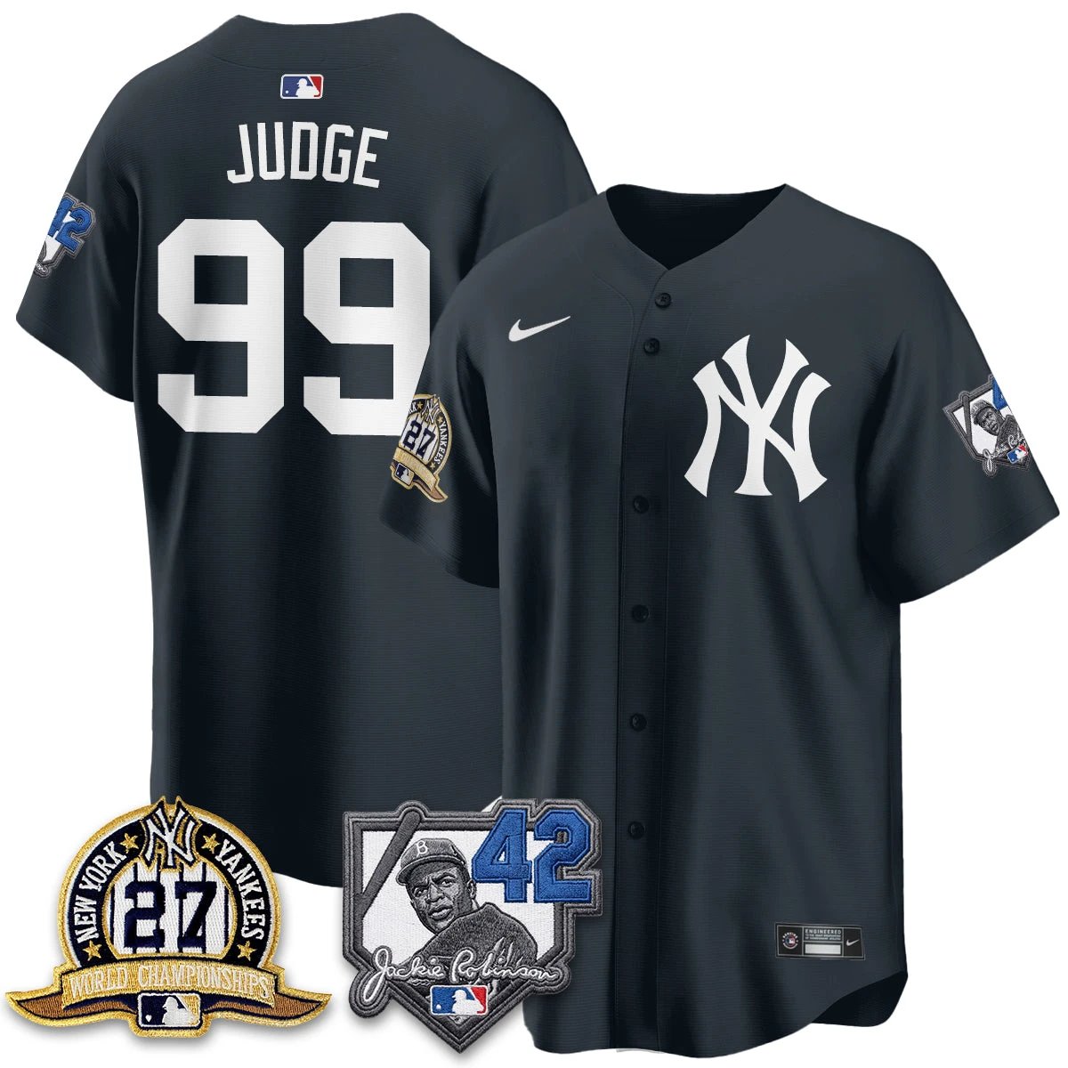 New York Yankees 2026 Jackie Robinson Day Vapor Limited Jersey - All Stitched by New York Yankees