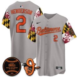 BAL 2026 x Maryland State Flag Vapor Jersey - All Stitched V2 by Baltimore Orioles