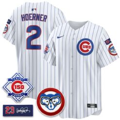 CHC 150th Anniversary Holy Cow Vapor Premier Royal Limited Jersey - All Stitched by Chicago Cubs