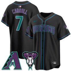 ARI Black Out Style Vapor Premier Limited Jersey - All Stitched by Arizona Diamondbacks