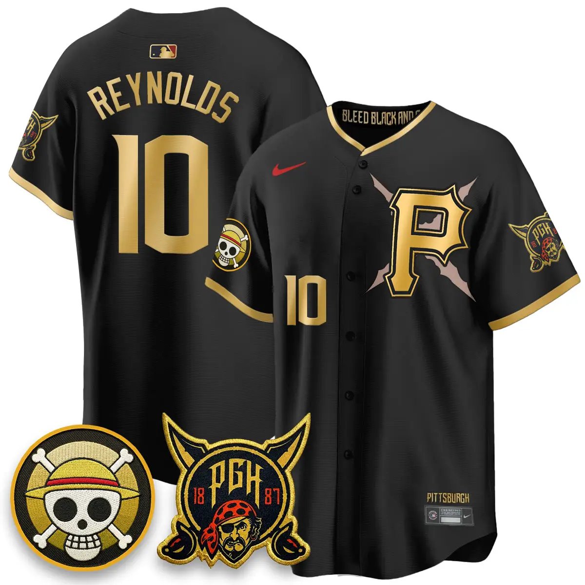 PIT 2026 City Connect x One Piece Vapor Limited Jersey - All Stitched by Pittsburgh Pirates