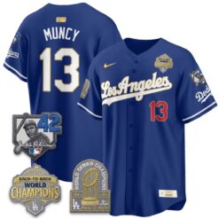 Los Angeles Dodgers 2026 New Era Gold Collection Vapor Limited Jersey - B2B Champs - All Stitched by Los Angeles Dodgers