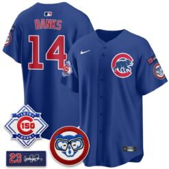 CHC 150th Anniversary Holy Cow Vapor Premier Royal Limited Jersey - All Stitched by Chicago Cubs