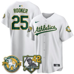 Oakland Athletics 2026 Jackie Robinson Day - Celebrating 125 Years Limited Vapor Jersey - All Stitched by Oakland Athletics