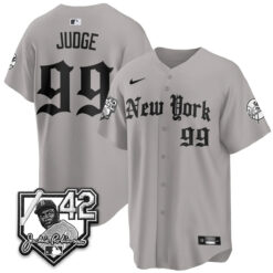 NYY 2026 Jackie Robinson Day Gothic Vapor Limited Jersey - All Stitched by New York Yankees