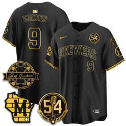 MIL 2026 Black Out Style Limited Vapor Jersey - All Stitched by Milwaukee Brewers