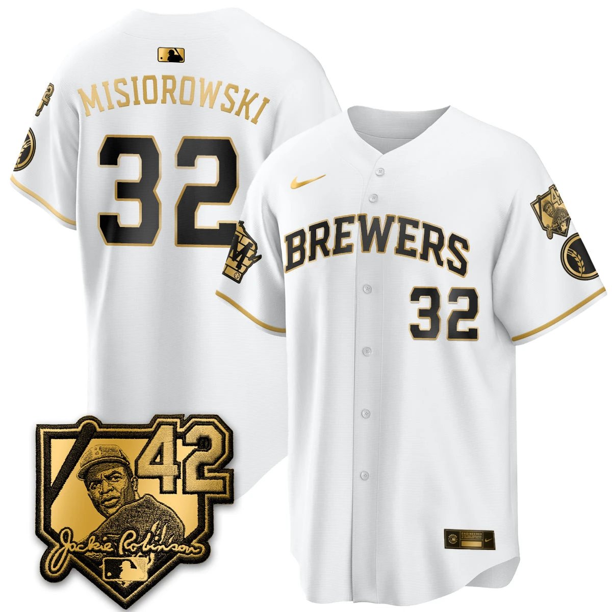 MIL 2026 New Era Vapor Limited Jersey - All Stitched by Milwaukee Brewers