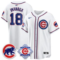Chicago Cubs 150th Anniversary Black Out Style Vapor Premier Limited Jersey - All Stitched by Chicago Cubs