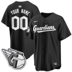 CLE 2026 Black Out Style Limited Vapor Custom Jersey - All Stitched by Cleveland Guardians