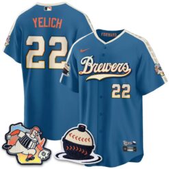 MIL 2026 Brewers City Connect Vapor Limited Jersey - All Stitched by Milwaukee Brewers