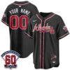 Atlanta Braves 2026 Black Out Style Vapor Limited Custom Jersey - All Stitched by Atlanta Braves