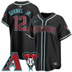 ARI Black Out Style Vapor Premier Limited Jersey - All Stitched by Arizona Diamondbacks