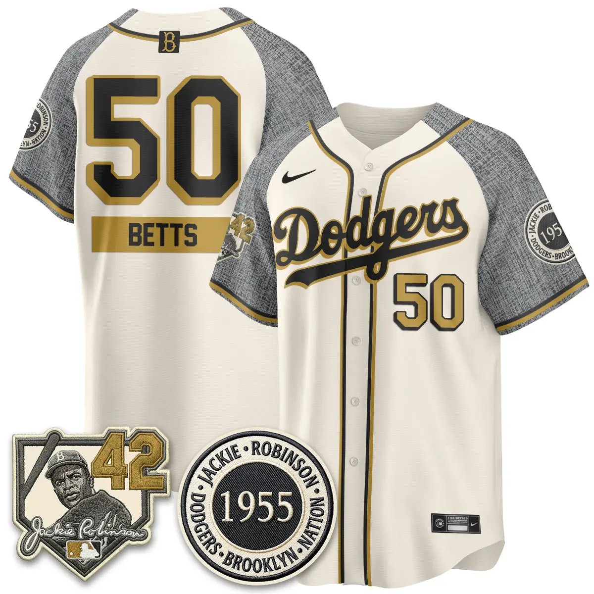 LAD 2026 New Era Jackie Robinson Vapor Limited Jersey - All Stitched by Los Angeles Dodgers