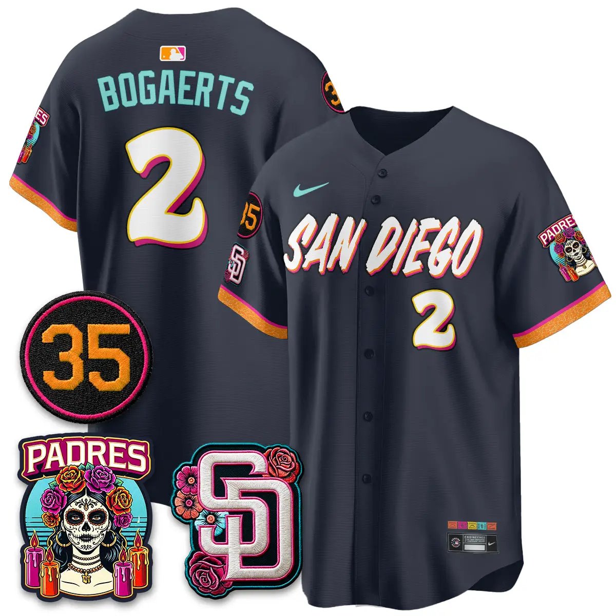 SD 2026 City Connect Vapor Premier Limited Jersey - All Stitched V2 by San Diego Padres
