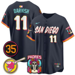 SD 2026 City Connect Vapor Premier Limited Jersey - All Stitched V2 by San Diego Padres