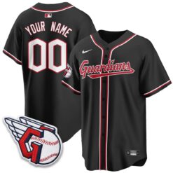 CLE 2026 Black Out Style Limited Vapor Custom Jersey - All Stitched by Cleveland Guardians