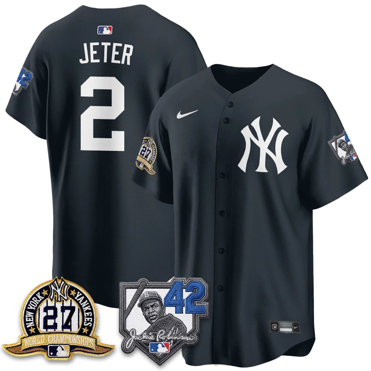 New York Yankees 2026 Jackie Robinson Day Vapor Limited Jersey - All Stitched by New York Yankees