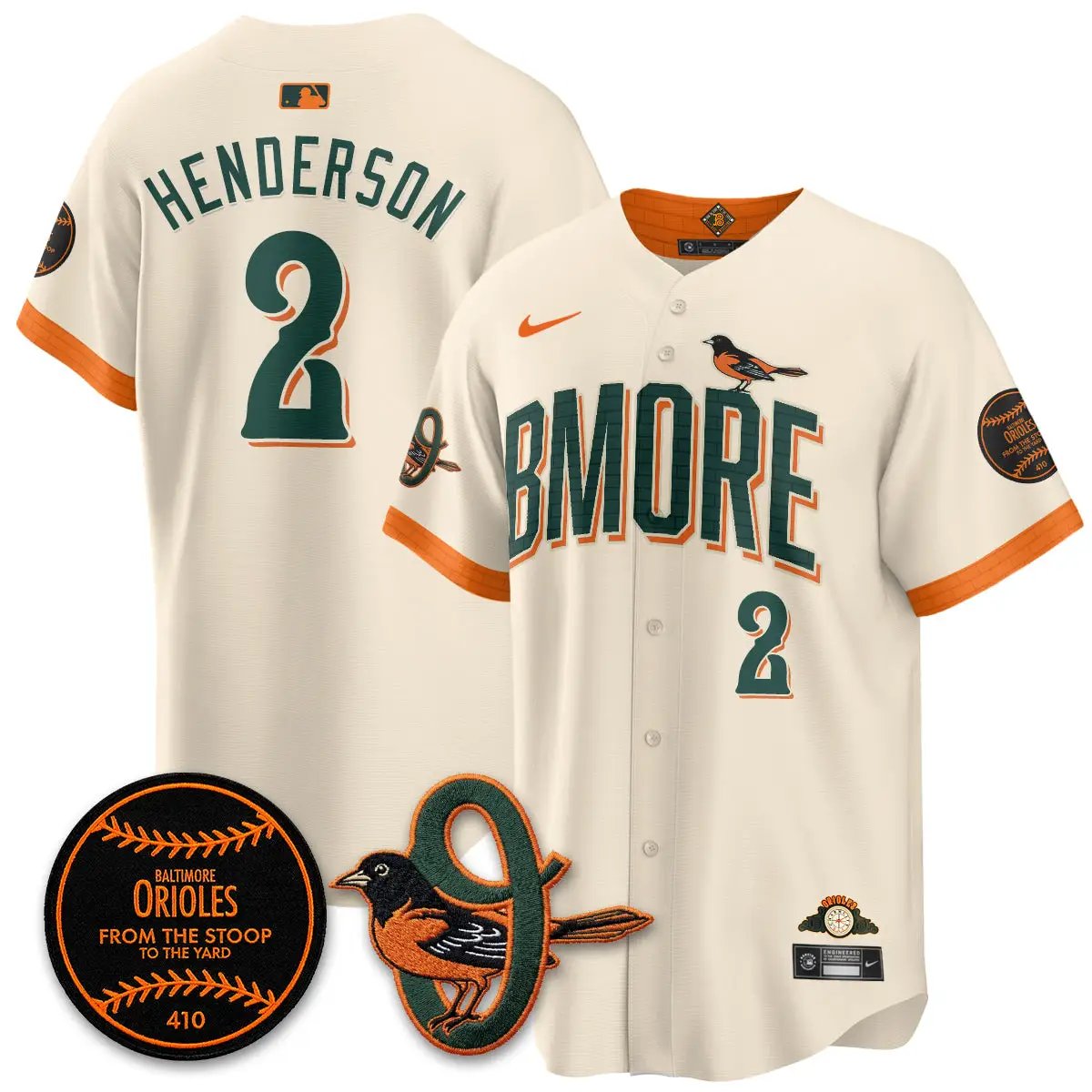 Baltimore Orioles 2026 City Connect Vapor Premier Limited Jersey - All Stitched - V3 by Baltimore Orioles