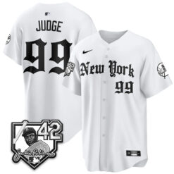 NYY 2026 Jackie Robinson Day Gothic Vapor Limited Jersey - All Stitched by New York Yankees