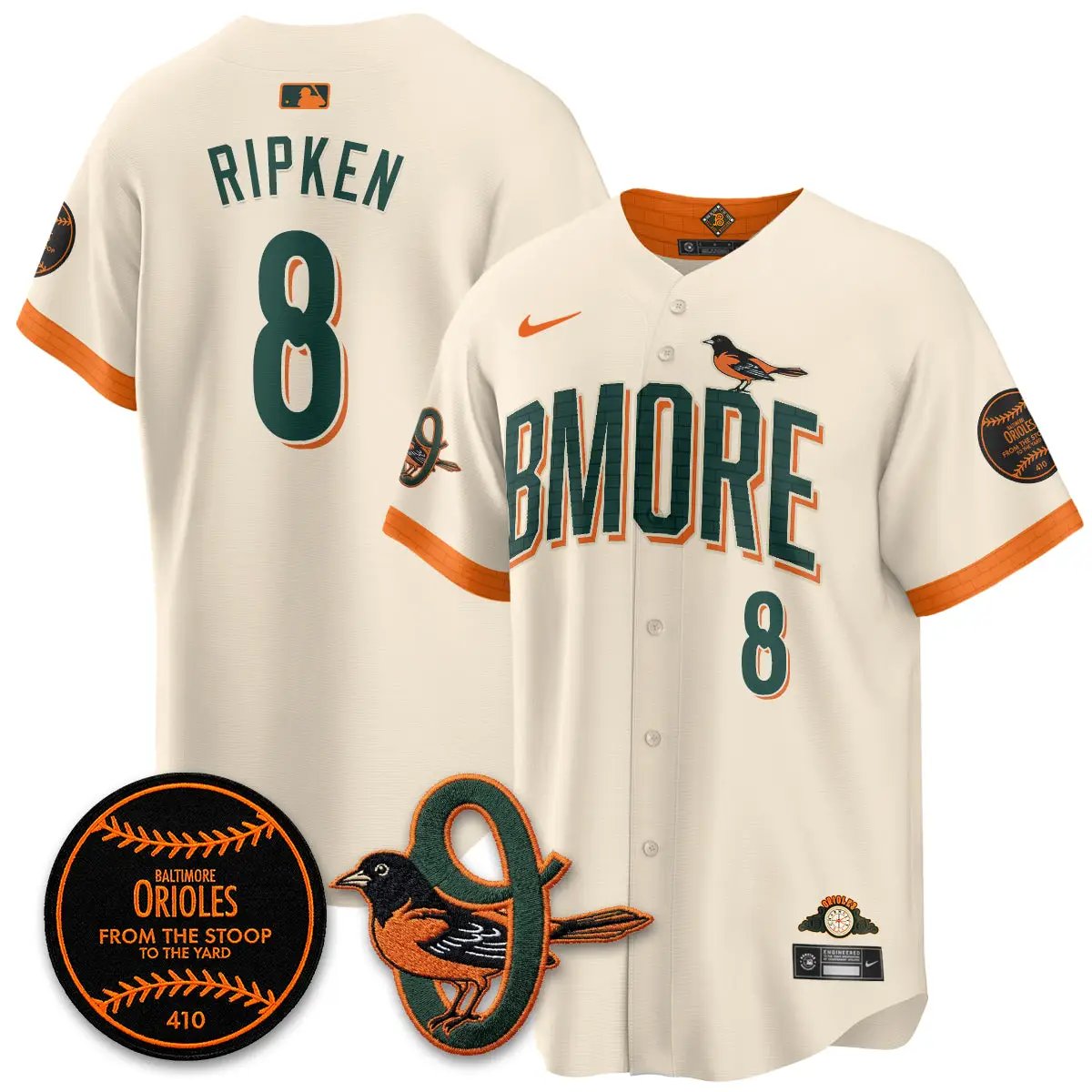 Baltimore Orioles 2026 City Connect Vapor Premier Limited Jersey - All Stitched - V3 by Baltimore Orioles