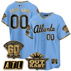 Atlanta Braves 2026 Gothic Edition Vapor Limited Custom Jersey - All Stitched by Atlanta Braves