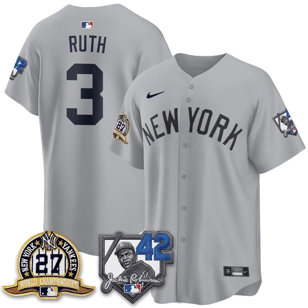 New York Yankees 2026 Jackie Robinson Day Vapor Limited Jersey - All Stitched by New York Yankees