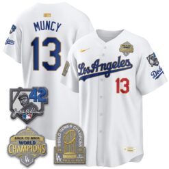Los Angeles Dodgers 2026 New Era Gold Collection Vapor Limited Jersey - B2B Champs - All Stitched by Los Angeles Dodgers