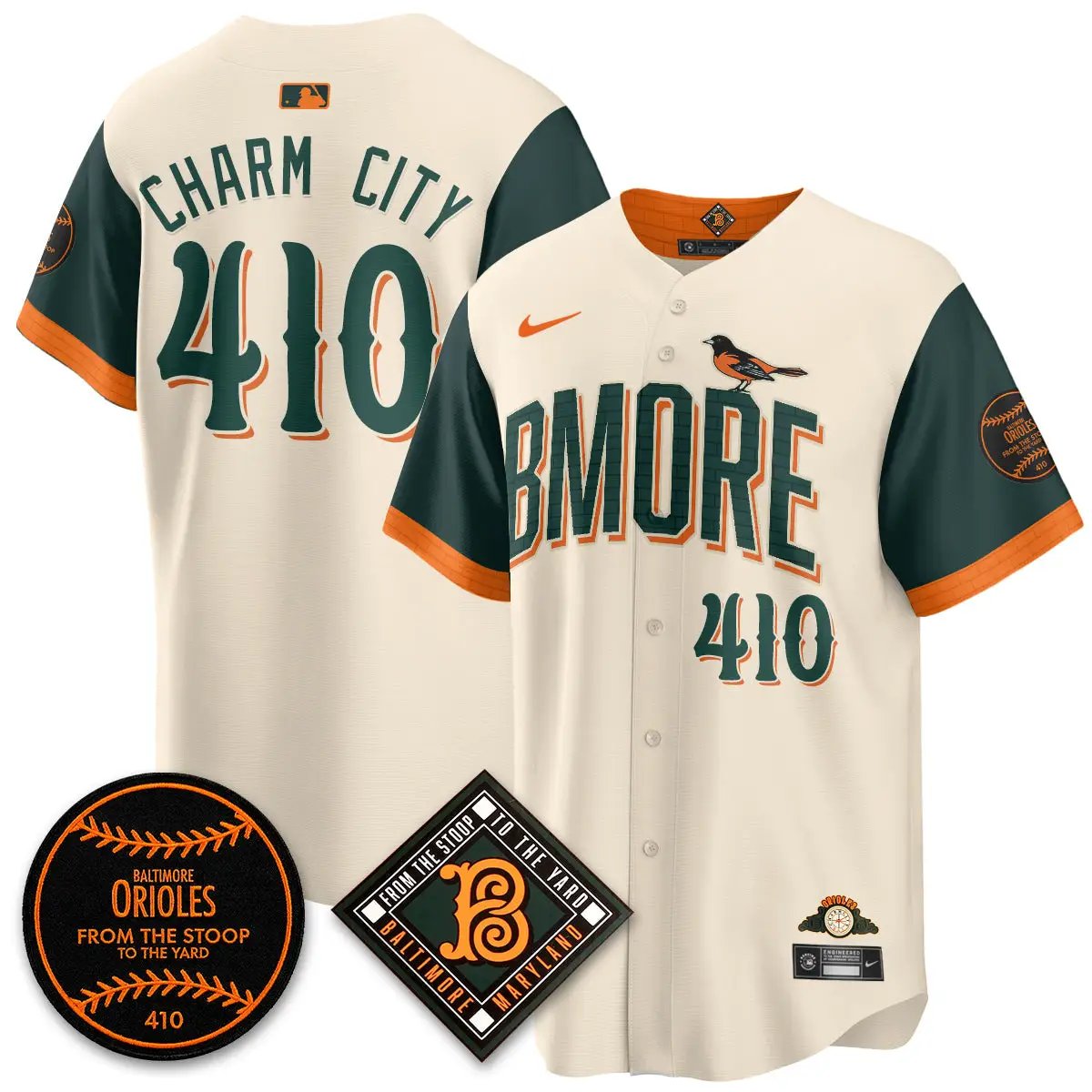 BAL 2026 City Connect Vapor Jersey - All Stitched by Baltimore Orioles