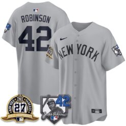 New York Yankees 2026 Jackie Robinson Day Vapor Limited Jersey - All Stitched by New York Yankees