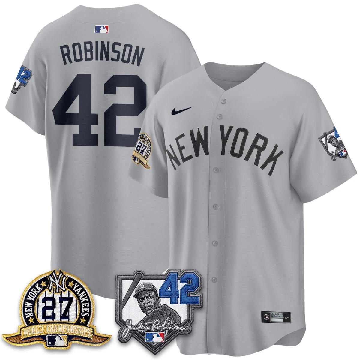 New York Yankees 2026 Jackie Robinson Day Vapor Limited Jersey - All Stitched by New York Yankees